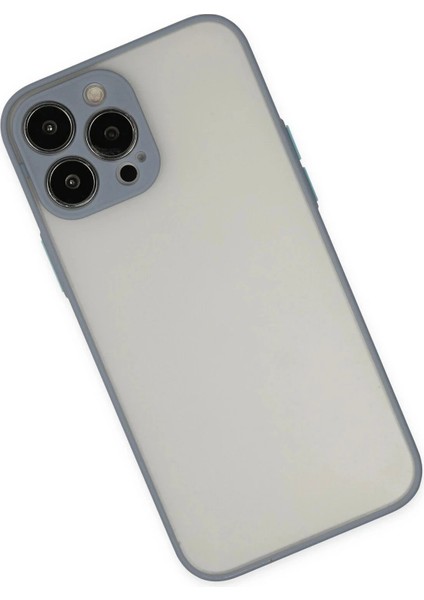 iPhone 13 Pro Max Kılıf Montreal Silikon Kapak - Gri modelleri