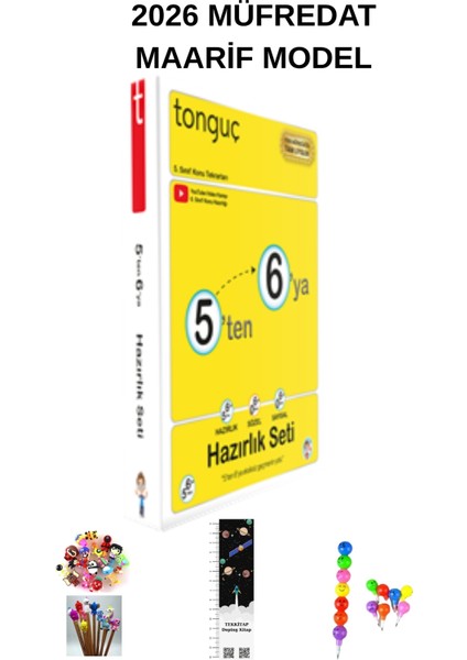 5'ten 6'ya Hazırlık Seti 2026 Maarif Modeli (Uzay A+Emoji K+Kalem B.)Yeni Ürün