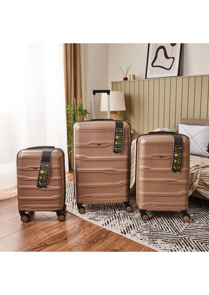 Avvıo Pp Kabin Boy Valiz - Altın - 58X33X23 cm