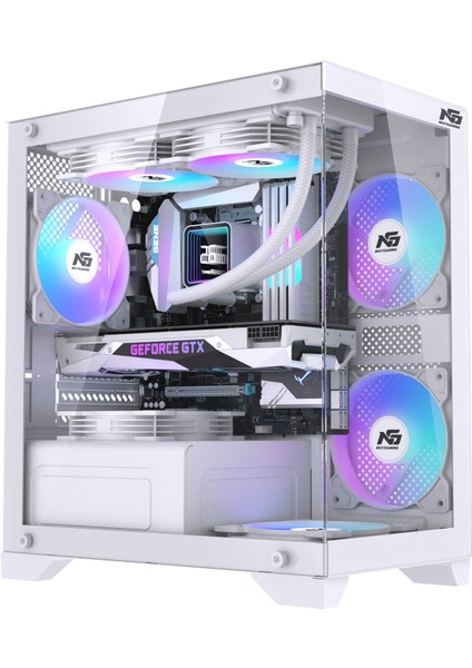 Orion Elite 4x Tuştan Değişen Rgb Fanlı M-Atx Boş Bilgisayar Kasası Beyaz fiyatları