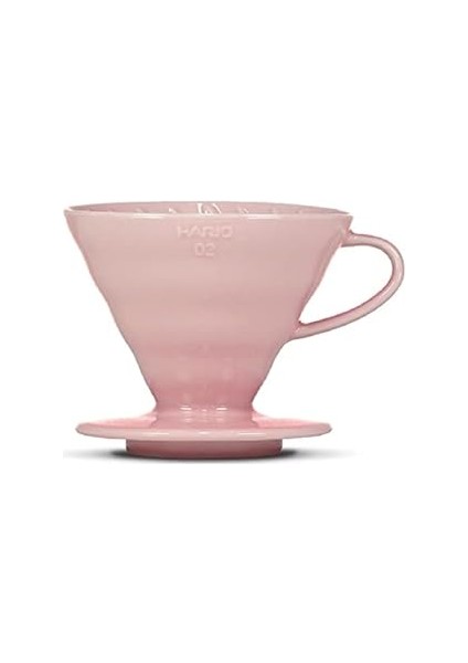 Hario Kahve Filtresi/el Filtresi V60 Porselede Boyut 02 Pembe