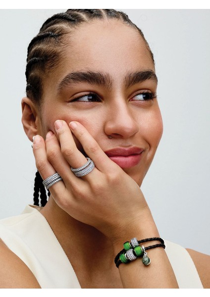 Pandora Avokado Çift Sallantılı Charm 925 Ayar Gümüş fırsatları