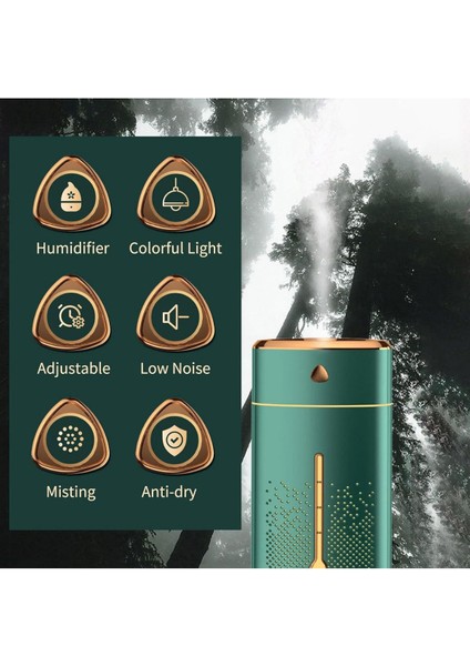 LED Işıklı Hava Nemlendirici 1000ML fırsatları