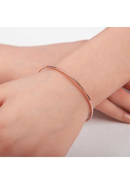 Rose Ajda Kadın Gümüş Bilezik 6.6 cm fiyatları