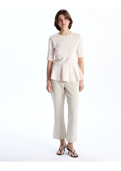 Yeni Sezon Bisiklet Yaka Peplum Bluz - S5OO47Z8 fiyatları