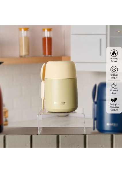 Kitchen Yemek Termosu - Bej - 500 ml