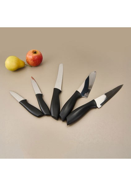 Kitchen Vakumlu 5'li Bıçak Seti - Siyah modelleri