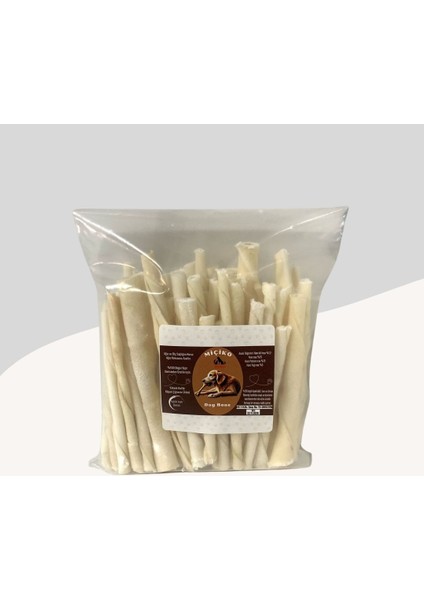 Sütlü Kırık Burgu Çubuk Ödülü Çiğneme Kemiği 300GR