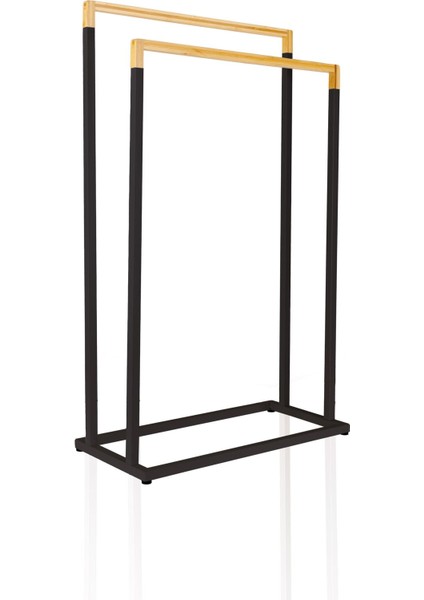 Metal Havlu Askılığı Siyah GLV0762