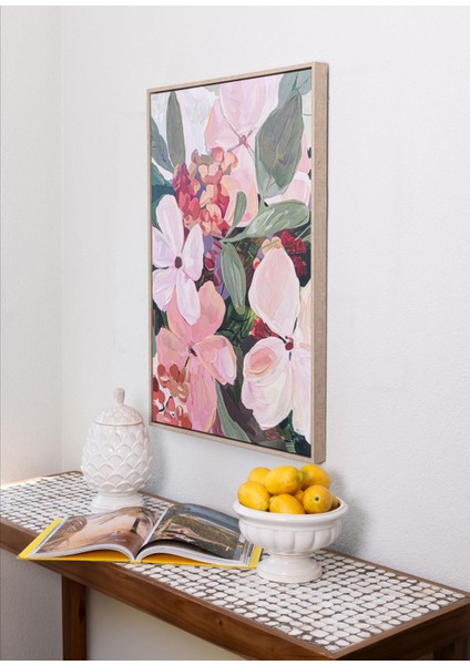 Floral Kanvas Tablo 60X90 cm TBL0069 fırsatları