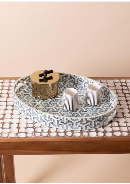 Sedef Oval Tepsi 45X33X6CM TLC0095 fiyatları