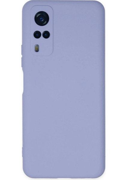 Vivo Y53S Kılıf Nano Içi Kadife Silikon - Lila
