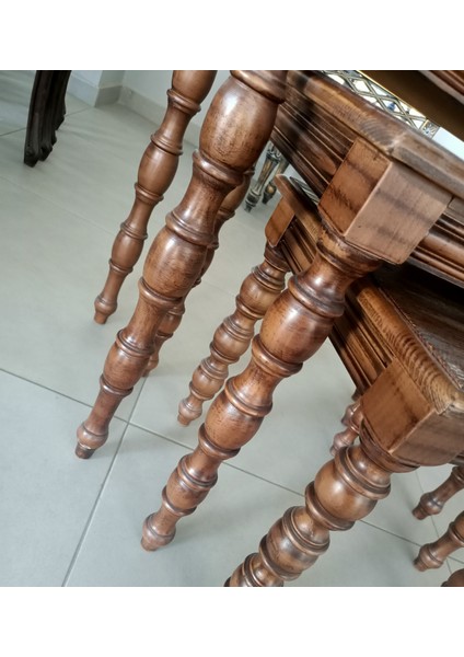 ESKİTME ZİGON SEHPA TAKIM TORNA AYAK LATTE SERİSİ (LADİN AĞAÇ ÜRETİMİ) fiyatları