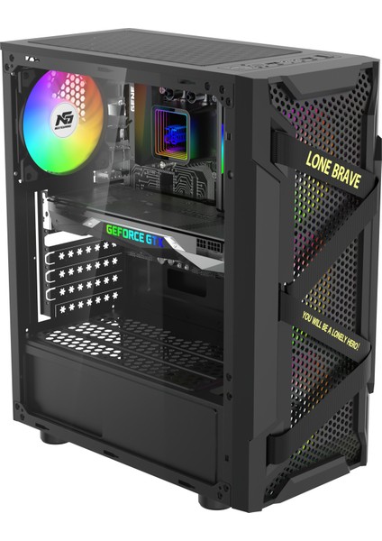 Vegax 4 Adet Rgb Fanlı Atx Tuştan Değişen Boş Bilgisayar Kasası fiyatları