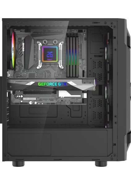 Vegax 4 Adet Rgb Fanlı Atx Tuştan Değişen Boş Bilgisayar Kasası indirimleri