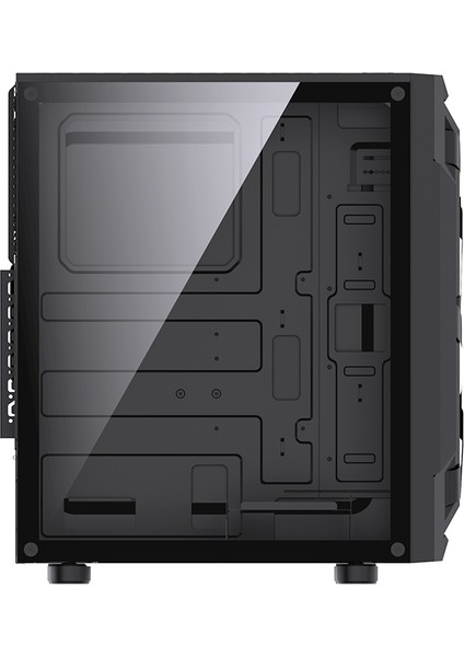 Vegax 4 Adet Rgb Fanlı Atx Tuştan Değişen Boş Bilgisayar Kasası