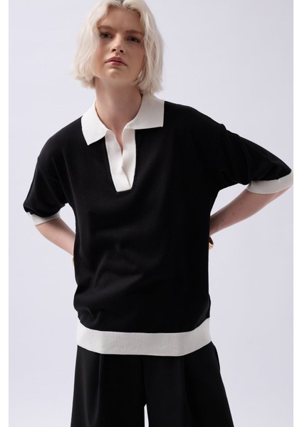 V Yaka Dokulu T-Shirt modelleri