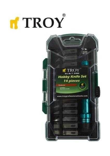 21604 Hobi Maket Bıçağı Seti, 14 Parça Taşıma Kutulu modelleri