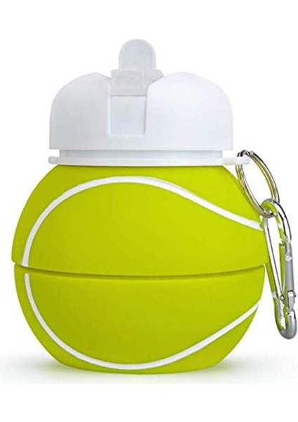 Tenis Topu Tasarımlı Akordiyon Su Şişesi modelleri