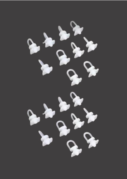 Büro Ev Ofis Tekstili Için 500ADET Perde Stoper Düğme Seti