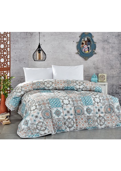 Battal Boy Polycotton Yorgan + 2 Yastık / V3