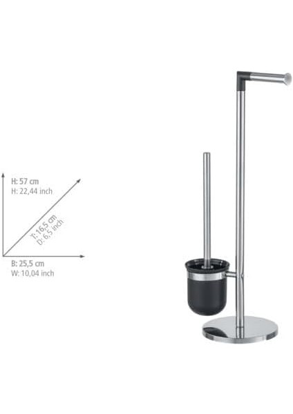 Klozet Oturağı Seti Parus Paslanmaz Çelik Wc-Bürstenhalter Parlak fiyatları