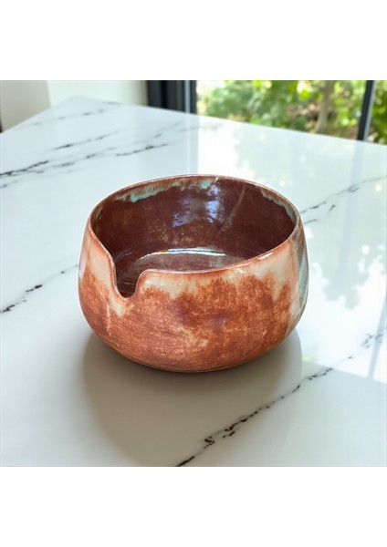 El Yapımı Seramik Matcha Kasesi (Chawan)
