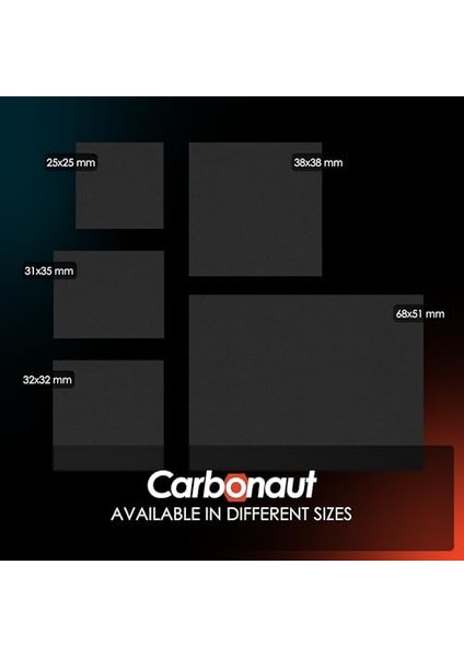 Grizzly Carbonaut - Carbon Termal Ped - Yapışmaz, Esnek ve Tekrar Kullanılabilir - Çok Yüksek Isı Iletkenliği - Elektrik Iletir! (32 × 32 × 0,2 Mm) fiyatları