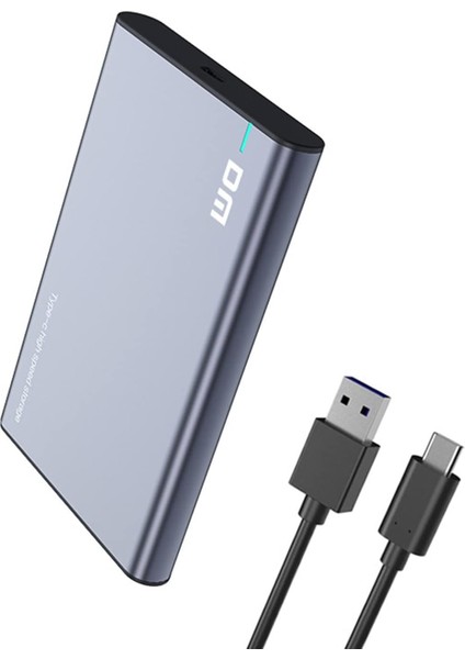 HD002 2.5" Inch USB Type-C 3.0 Sata 3 Harici SSD Harddisk HDD Kutusu