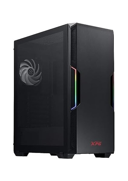 Xpg Güçlü Orta Boy Bilgisayar Kasası, Atx/micro Atx, Mini-Itx, Kompakt Boyut, Temperli Cam Yan Panel, I/o USB 3.0 Bağlantı Noktası, Siyah modelleri