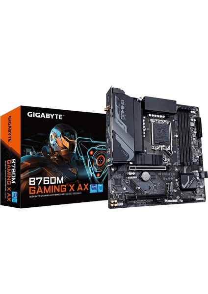 B760M Gamıng x Ax Wıfı6 Intel LGA1700 Matx Gaming Anakart