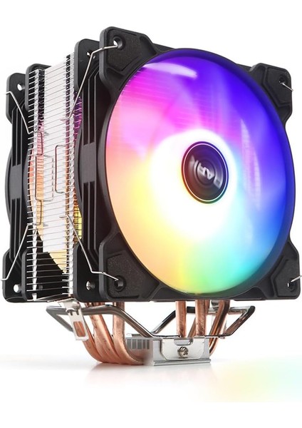 Freezer X123 Duo 12CM Frgb LED Fanlı, Intel/amd Uyumlu, 4pin Pwm Bağlantılı Kule Tipi Işlemci Soğutucu (DKCCX123DUO)