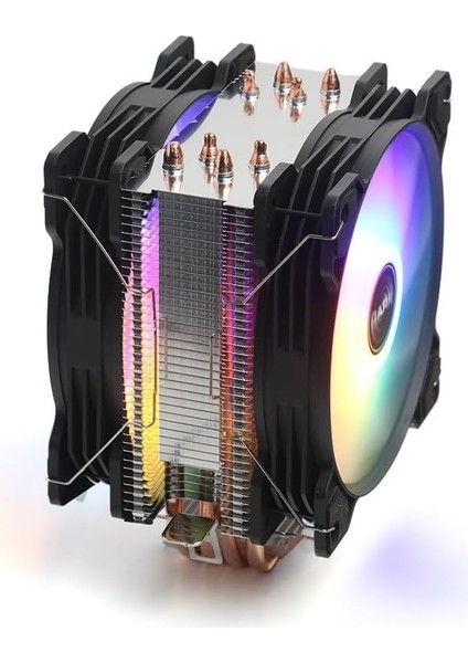 Freezer X123 Duo 12CM Frgb LED Fanlı, Intel/amd Uyumlu, 4pin Pwm Bağlantılı Kule Tipi Işlemci Soğutucu (DKCCX123DUO) fiyatları