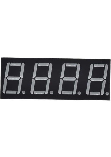 7 Segment Display - 4 Bits - Ortak Katot - 0.56 Inç