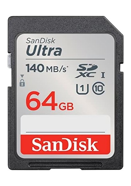 64 GB Ultra Sdxc Bellek Kartı, 140 Mb/s'ye Kadar, A1 Uygulama Performansı, Uhs-I, Class 10, U1 fiyatları