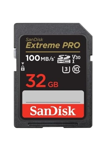 32GB Extreme Pro Rescuepro Deluxe Sdhc+Kart, 100MB/S'YE Kadar, Uhs-I, Sınıf 10, U3, V30 modelleri