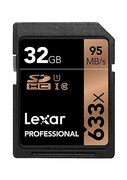 32GB 633X Professional Sdhc Uhs-1 (Class 10) U1 modelleri