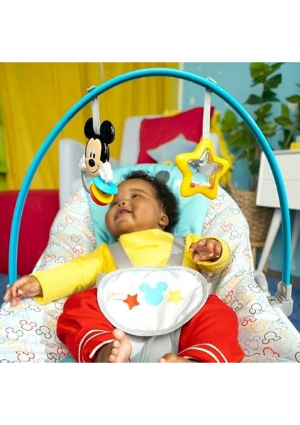 Starts Baby Mickey Mouse Titreşimli ve Çıkartılabilir Oyuncak Barlı Bebekten Yürümeye Başlayan Salıncaklı Oyuncak - Yeni Doğan ve Üzeri modelleri