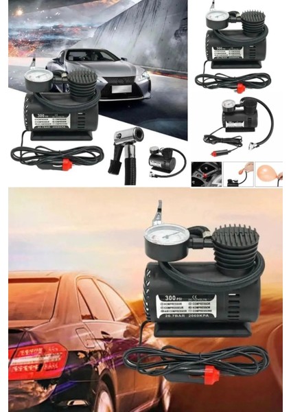 Taşınabilir Hava Kompresörü, 12 V 300 Psı Araba Lastikleri Için Hava Kompresörü Lastik Şişirme fiyatları