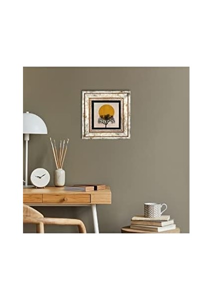 Stone Minimalist Taş Duvar Tablosu - Çerçeveli Taş Tablo - Dekoratif Duvar Sanatı - Modern Ev ve Ofis Duvar Dekoru T1-321 fiyatları