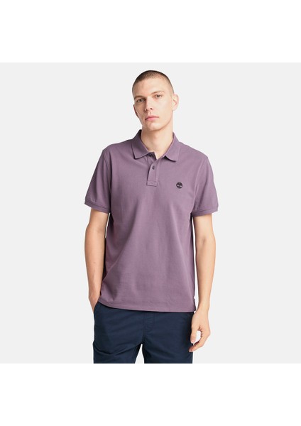 Mıllers Rıver Pique Short Sleeve Polo Erkek Mor Tshirt TB0A6VDPENX1