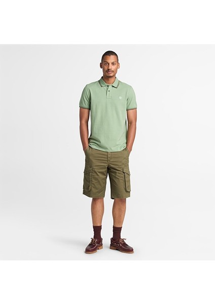 Mıllers Rıver Tipped Pique Short Sleeve Erkek Yeşil Tshirt TB0A5W4YEC61 fiyatları