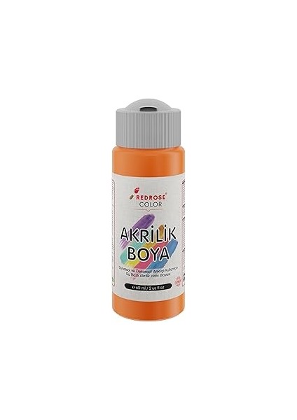 Red Rose Turucu Akrilik Boya 60 ml