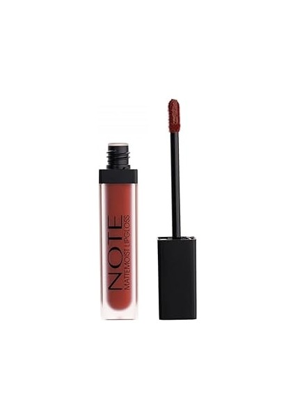 Mattemoist Lipgloss 408 Femme Fatale Yarı Mat Saten Bitişli Likit Ruj, Kırmızı