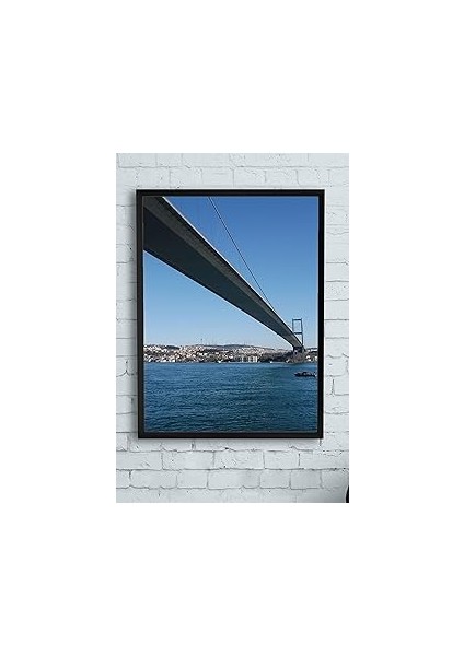 (10287) Istabul Boğazı Mazara Çerçeveli Tablo (40X50CM)