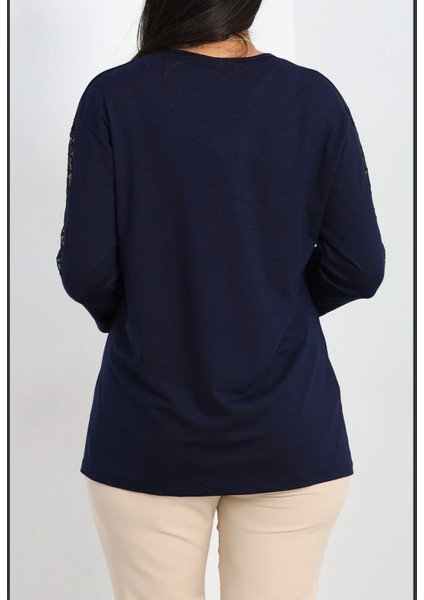 Büyük Beden Kolları Dantelli Bluz fırsatları