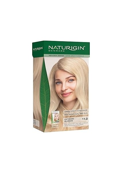 Naturigin Organik Içerikli Saç Boyası 11.0 Çok Açık Sarı