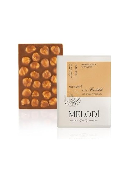 Sütlü Fıdık Beyoğlu Çikolatası 60 gr