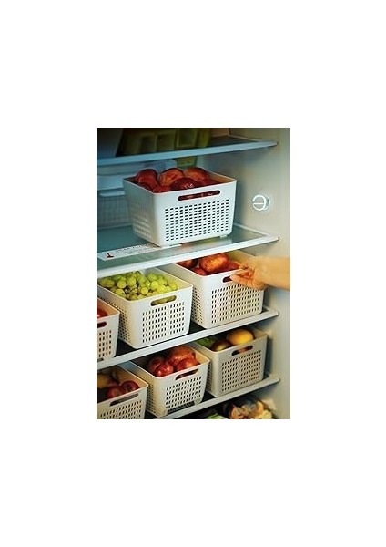 Selka Home 3'lü Küçük Boy Lavin Süzgeç (2 Litre) Ekru