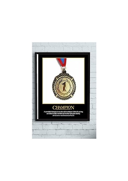 (10470) Champio Motivasyo Çerçeveli Tablo (40X50CM)